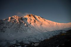 19 Sunrise On The Northeast Ridge, The Pinnacles, Mount Everest North Face And The North Col From Mount Everest North Face Advanced Base Camp 6400m In Tibet.jpg
